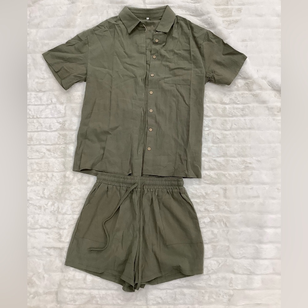 Casual green set